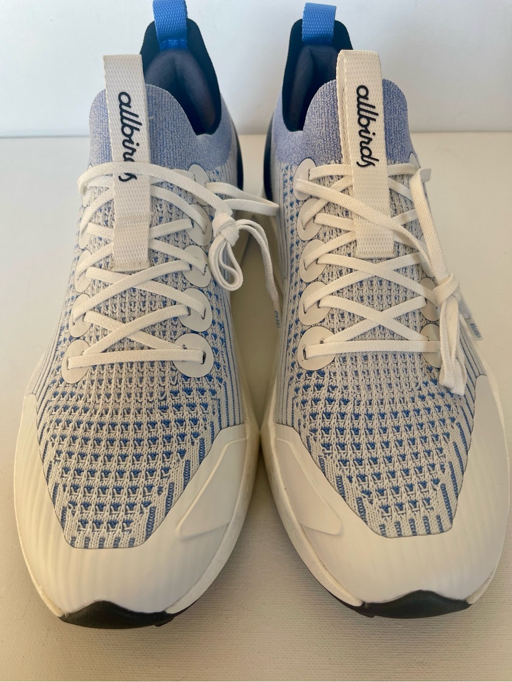 NEW ALLBIRDS TREE FLYER 2 BLIZZARD, PURE AZURE WOMENS RUNNING SHOE SIZE 8 or 10 - Picture 8 of 16